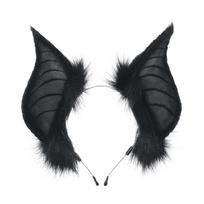 Furs Bat Ears Headbands Headwear Animal Furry Ear Hair Hoop Animes Ear Headbands 1