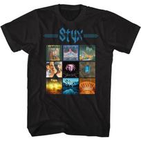 Styx Band Album Collection T Shirt Black All Size S-5XL VX46 Unisex T-Shirt L