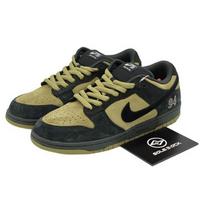Supreme × Nike SB Dunk Low Camper Green HQ8487-300 Men's Size 39 žalia