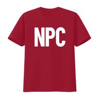 NPC Non Playable Character RPG Role Playing Game T Shirt vintage Washed streetwear designer clothes Breathable S
