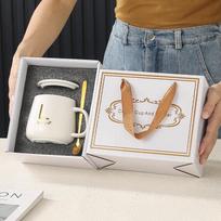 Creative Round Lock Souvenir Mug with Gift Box