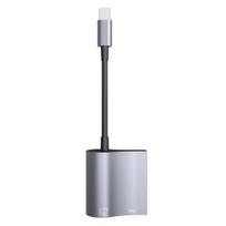 Lightning-Interface to RJ45 Ethernet Adapter 2 in 1 LAN Network Adapter Support 10/100Mbps Driver-free Gigabit Network Cable Converter for iPad High A