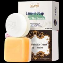 Hongwei Lanolin & Placenta Dual Soap Set