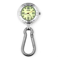 Multifunctional Luminous Outdoor Pocket Watches Nurse Pocket Watch Keychain Fob Clock with Battery Doctor Medical Vintage Watch quartz sidabras
