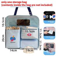 Foldable Car Storage Pouch With Tarp Material For Vehicle And Home Organization Blue Two
