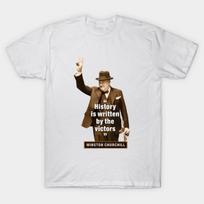 Winston Churchill T Shirt For Joke Birthday Funny Politics British England 2XL