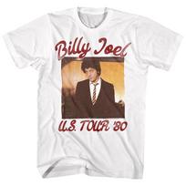 Billy Joel US Tour 80 Men's T Shirt Soft Rock Music Concert Tour Merch S
