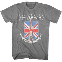 Def Leppard Est 1977 British Flag High N Dry Men's T Shirt Band Merch XL