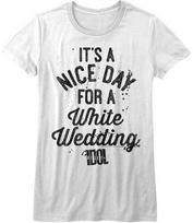 Billy Idol It's A Nice Day For A White Wedding Womans T Shirt Punk Rock Music M