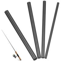 SUPVOX Fishing Rod Repair Kit Set of 4 (3.5mm/5mm/6mm/7mm) Carbon 10.00X0.35X0.35CM juoda