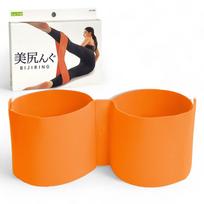 La-VIE Ring Type Training Tube Beautiful Butt Muscle Training Thighs oranžinė