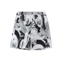 Li Ning Casual Shorts Men's Black White Print AKSR123-1 M