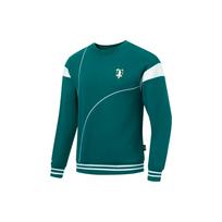 Li Ning Sweatshirts Unisex Dark Ink Green Crew Neck Moderate Regular AWDT649-3 2XL