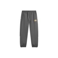 Li Ning Badfive Seven Cities Alliance Knitted Sweatpants Men's Sandalwood Black Ecru AYKT805-1 XXL