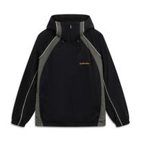 Li Ning Shaolin Temple Basketball Collection Trench Coat Men's Black AFDVH87-3 L