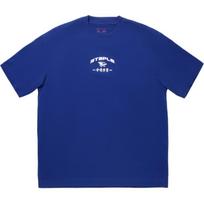 Li Ning X Staple T Shirts Men's Dark Royal Blue Crew Neck Moderate Straight Fit ATSV653-1 XXL