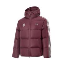 Li Ning Hot Pots Down Collection Down Jacket Unisex Dark Burgundy AYMV519-3 3XL