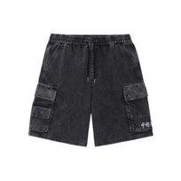 Li Ning Denim Shorts Men's Black Moderate AKSS075-2 XS