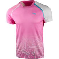 Li Ning Badminton Jersey Men's Pink AAYR263-1 L