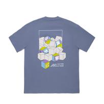 Li Ning T Shirt Unisex Gray Indigo AHSVE31-4 S