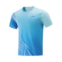 Li Ning Table Tennis Collection T Shirt Men's Light Wax Blue AAYV115-3 XL