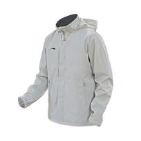 Li Ning Trench Coats Men's Stone Gray Stand Collar Moderate AFDN753-5 XXL