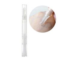 Skaidrus „Twist Pen“ tuščias nagų aliejaus rašiklis Kelioninis kosmetikos indelis, besisukantis perpakuojamas vakuuminis rašiklis 2ml-silicone