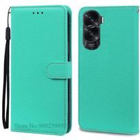 For Honor 90 Lite dėklas Minkštas TPU silikoninis piniginė odinis atverčiamas dangtelis For Honor 90 Lite 5G dėklui Honor 90lite telefono dėklas Fundas for Honor 90 Lite 5G dangaus mėlyna spalva