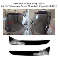 Blizgančio juodo pora Galinio lango šoninis sparnas spoileris VW Passat B7 Universalui 11-15