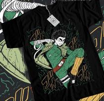 Rock Lee T-Shirt Manga Strip Naruto Kakashi Anime Manga Unisex Tshirt  All Size M