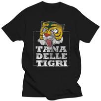 TShirt Mens Tana The Tigers At The Age of Tiger-Man Tiger Mask Tigerman Manga Vintage Anime Clothes Harajuku Men's T-shirts Sale S