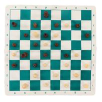International Chess Set Chess Pieces with PU Checkerboard Parties Chess Board Game Kit