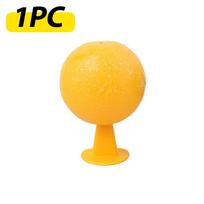 Indoor Flying Insect Catcher,Sticky Trap Balls for Fruit Flies,Gnats,Mosquitoes,Safe Non-Toxic,Place Near Plants,Trash Can,Window,Home,Office Use 1PC geltona