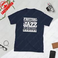 Montreal Jazz Festival Music Piano International ShortSleeve Unisex TShirt Summer Male Oneck Shortsleev Classic Style Tops S