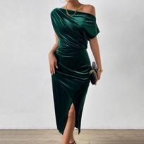 Women's Casual, Fashionable, Sexy, Comfortable, Color Waistband, Cool, Breathable, Sleeveless Dress L