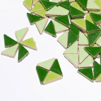 100g Polygon Porcelain Mosaic Tiles DIY Craft Ceramic Tile Mosaic Making Materials 1-4cm Length,1~4g/pc,3.5mm Thickness arte 100g
