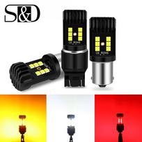 1 vnt. PY21W LED 1156 BAU15S 1157 BAY15D P21/5W LED T20 7443 W21/5W Lemputė 12 SMD 3030 Automobilio Posūkio Ženklas Stabdymo Atbulinės Eigos Šviesa Automobilio Lempa 1156 BAU15S PY21W balta