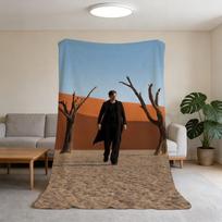 Patrick Antklodė Super Šilta Patogi Pliušinė Kelly Mėtymo Antklodė Michael Vaikas Namai Sofa Miegamasis Dainininkas Dovana 75x90cm gray