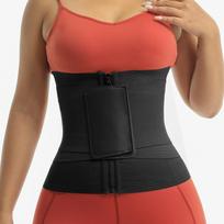 Hot Selling Breathable Waist Trainer Zipper Adjustable Belt Anti-Roll Down for Gym Postpartum Recovery free sample waist trainer XS/S juoda