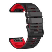 Quick Release 26mm 22mm Watch Strap For Garmin Fenix 7X 7 Pro 6 6XPro 5X 5 Plus Sapphire Solar Silicone Band Wristband Bracelet Quickfit 22mm