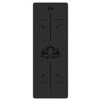 Sanded PU Rubber Yoga Mat  Non-slip Thick Wear-resistant Anti-shock Sports Fitness Mat Sports Pilates Mat 183cm*68cm*5mm 183cmx68cmx5mm juoda