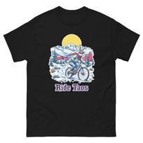 Ride Taos Snowshoe Hare Fun USA Bike Cycling Animal T-Shirt S