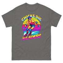 Chicks Dig Bladers T-shirt, Funny Rollerblading T-shirt, Making Fun XXXL