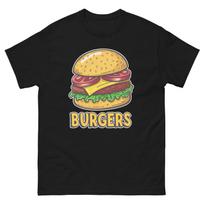 Burgers Party Supplies Items Birthday Event T-Shirt XL
