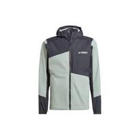 Adidas Waterproof And Rainproof Windbreaker Jacket Men's Dusty Green IP1419 M