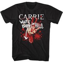 Carrie Movie Stephen King Horror Film Carrie White Burns In Hell Men's T Shirt 3XL