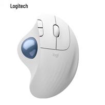 Logitech ERGOM575 Ergonomic Trackball Mouse balta spalva