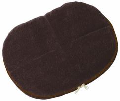 Maruka Hot Water Bottle Bag Brown 002106 (Zipper) ruda
