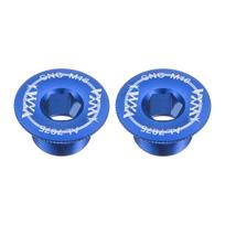 uxcell Set of 2 Crank Cover Screw M18 Aluminum Alloy mėlyna