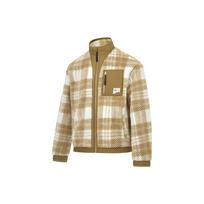 Li Ning Jackets Men's Seed Ketone Umber Ecru Plaid Stand Collar Moderate Other AFDT601-8 M